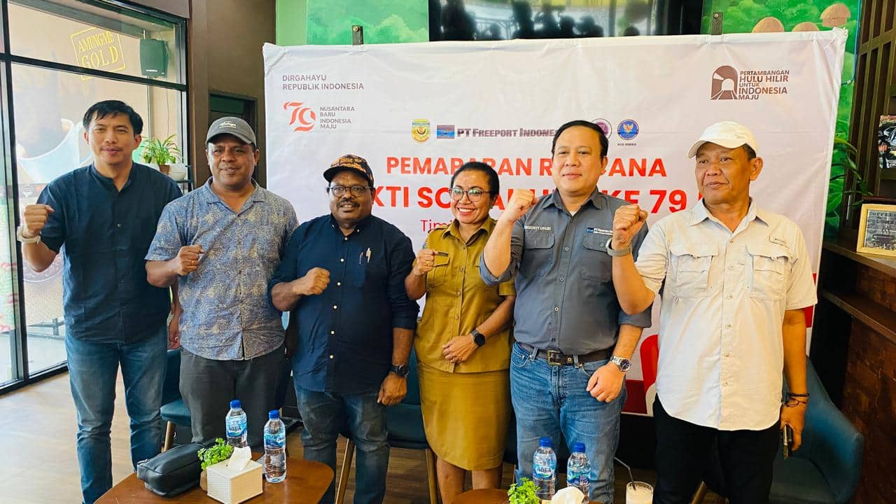 Ilustrasi berita Mimika: Rangkaian Perayaan HUT RI ke-79 di Area Low Land, PTFI Gelar Bakti Sosial Bersama Masyarakat Nayaro