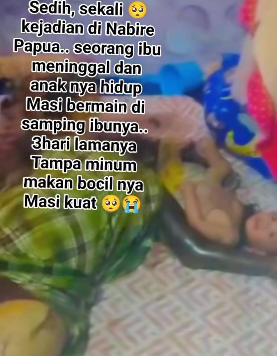 Ilustrasi berita Papua: Bayi 9 Bulan Ditemukan Disamping Jenazah Sang Ibu yang Mulai Membusuk di Nabire