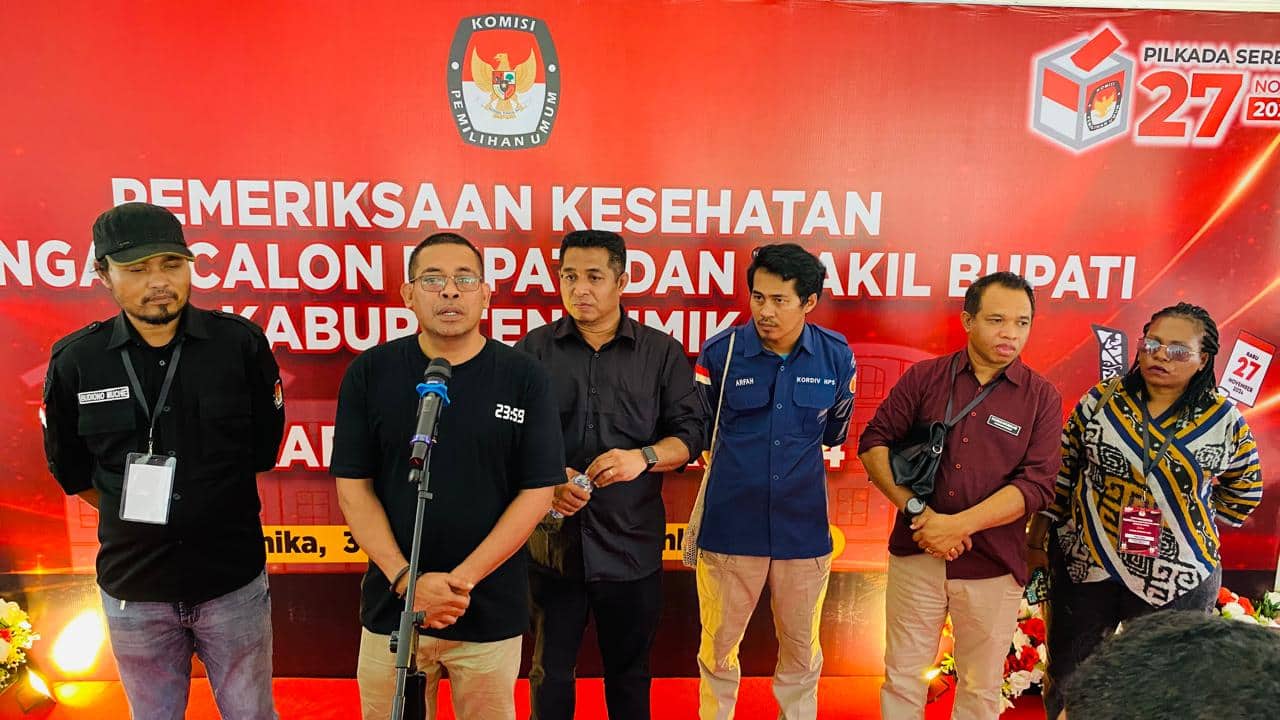 Ilustrasi berita Mimika: KPU Papua Tengah Pantau Langsung Pelaksanaan Pemeriksaan Kesehatan Paslon di RSUD Mimika, Indra : 22 September Penetapan Paslon