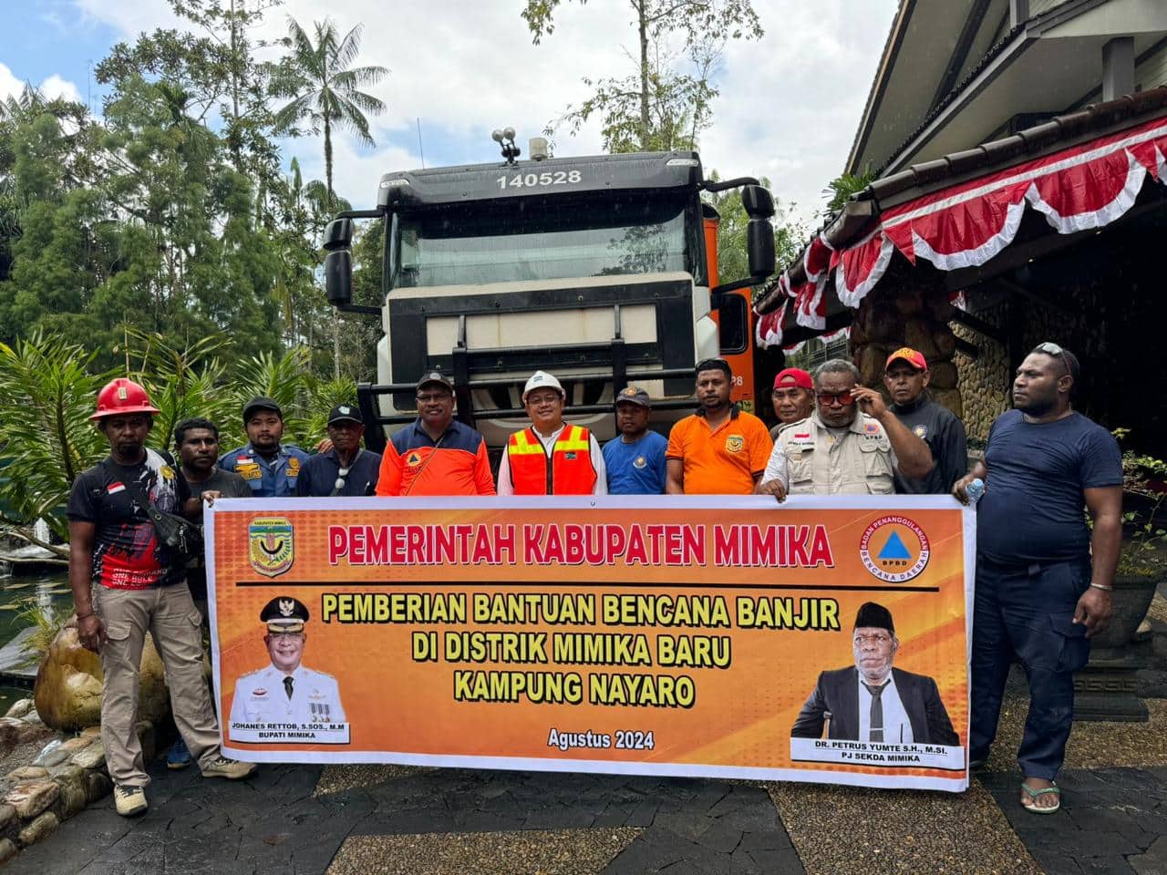 Ilustrasi berita Mimika: Freeport Dukung BPBD Mimika Salurkan Bantuan untuk Korban Banjir di Kampung Nayaro