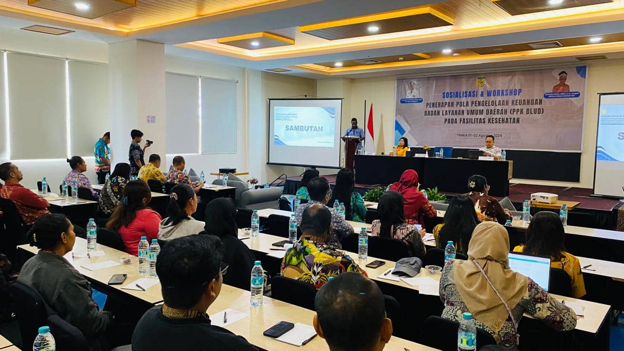 Ilustrasi berita Mimika: Gelar Sosialisasi dan Workshop, Dinkes Mimika Dorong Penerapan Pola Pengelolaan Keuangan BLUD Diseluruh Faskes