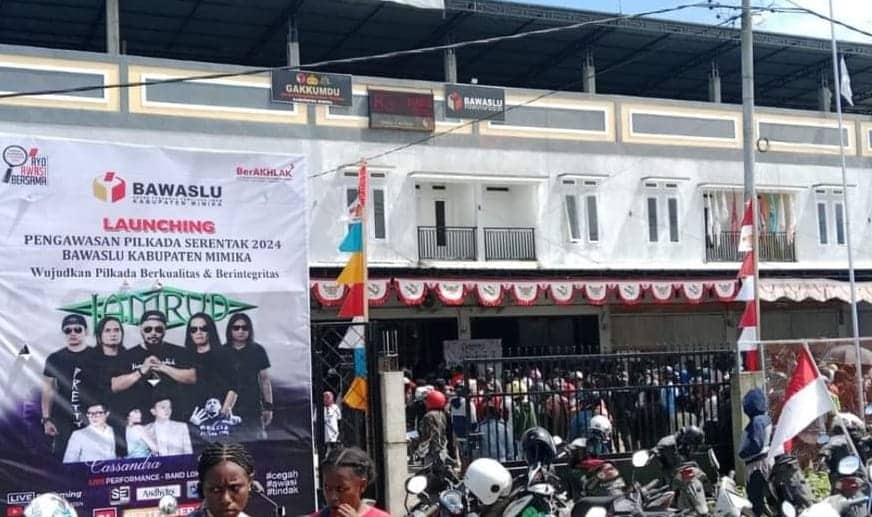Ilustrasi berita Mimika: Kontradiksi Bawaslu Mimika, Kampanye Anti Politik Uang Tapi Bayar Ribuan Peserta Launching Pengawasan Pilkada Serentak
