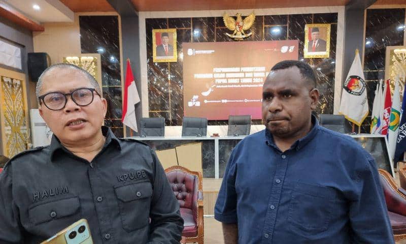 Ilustrasi berita Papua: KPU Papua Barat Tetap Undi Nomor Urut Meski Hanya Satu Paslon