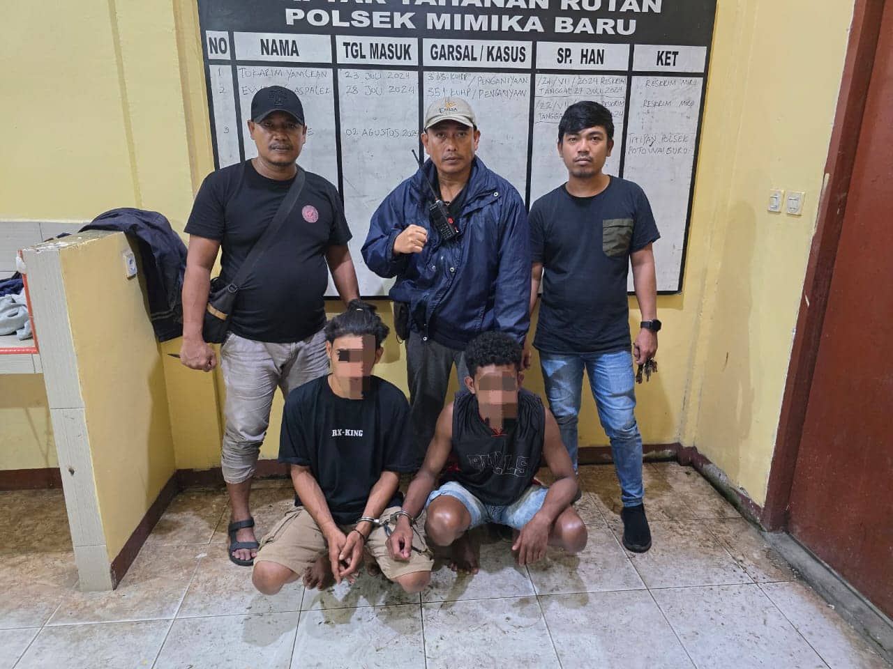 Ilustrasi berita Mimika: Bacok Korbannya Secara Sadis, Dua Pelaku Curas yang Beraksi di Kilometer 5 Timika Berhasil Diringkus Polsek Miru