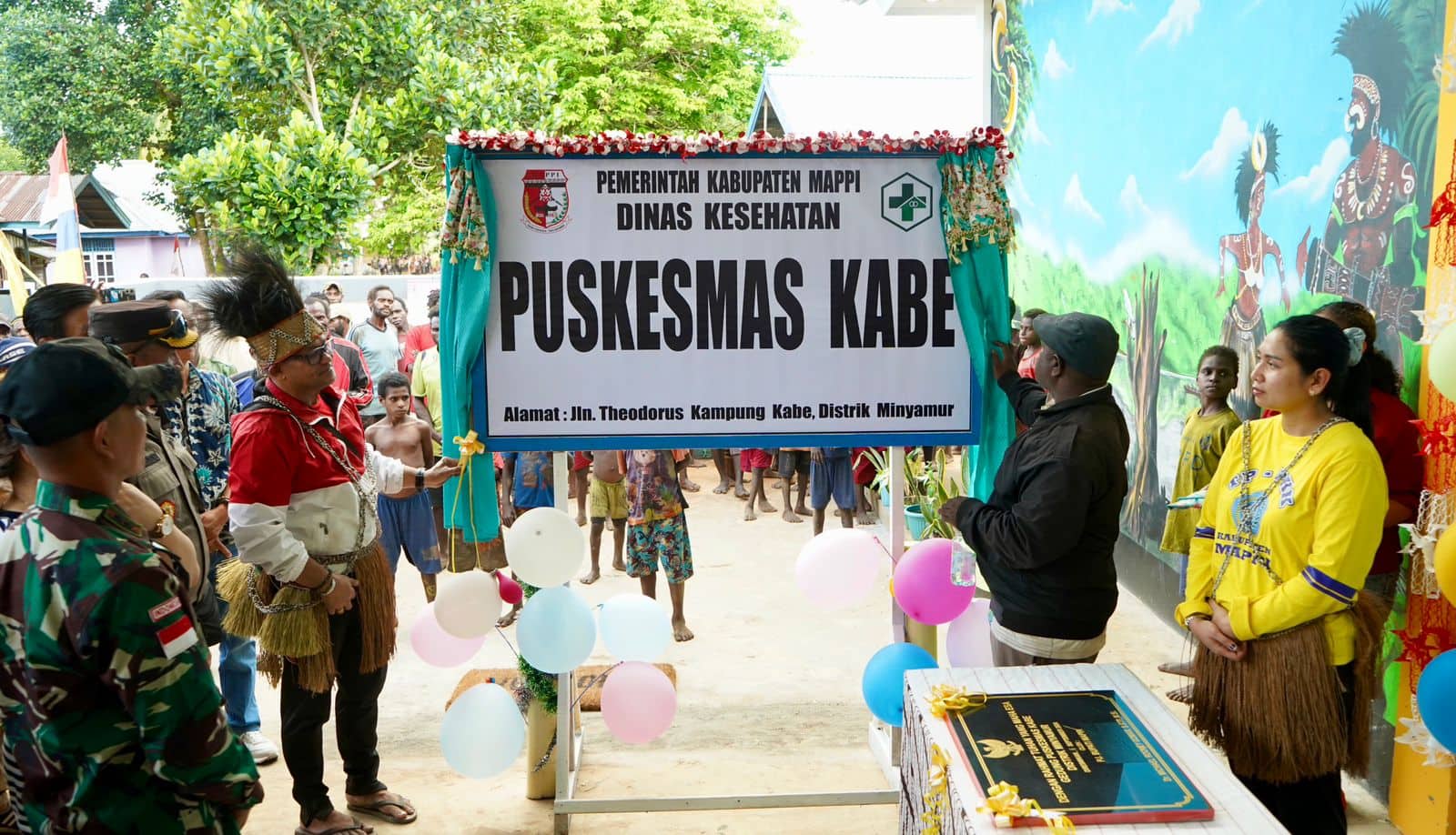 Ilustrasi berita Papua: Penjabat Bupati Mappi Resmikan Puskesmas Kabe dan Tinjau Fasilitas Umum yang Dibangun di Distrik Minyamur