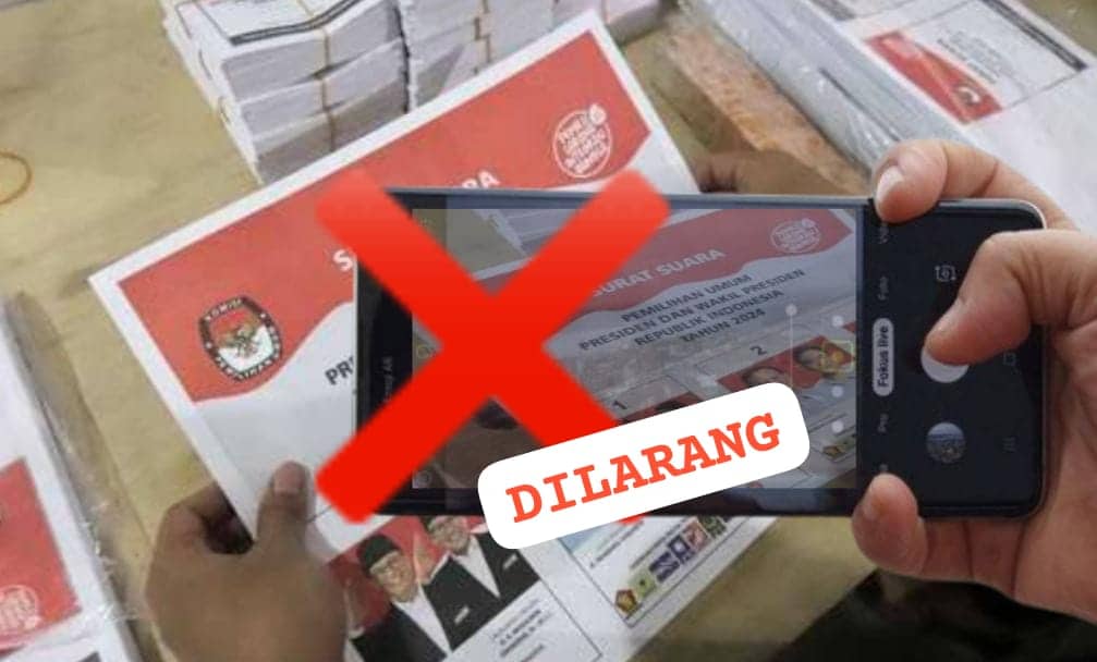 Ilustrasi berita Mimika: Tegas, Ini Aturan Undang-undang yang Melarang Membawa Alat Perekam ke Dalam Bilik Suara, KPU dan Bawaslu Mimika Diminta Kerjasama Gakumdu