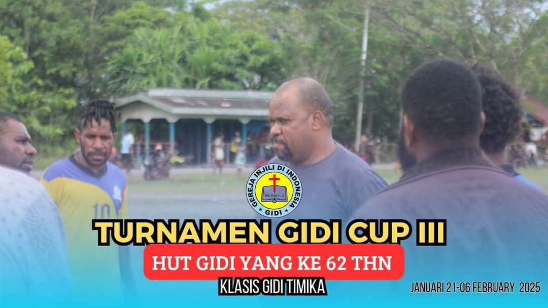Ilustrasi berita Mimika: Turnamen Gidi Cup III Meriahkan HUT ke-62 Klasis Gidi Timika, Ajang Persatuan Pemuda dalam Semangat Kebersamaan