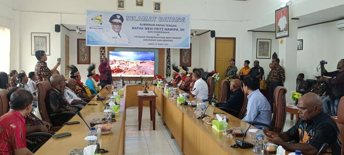 Ilustrasi berita Mimika: Gubernur Papua Tengah Kunjungi YPMAK: Sinergi Kuat untuk Pemberdayaan Masyarakat Mimika