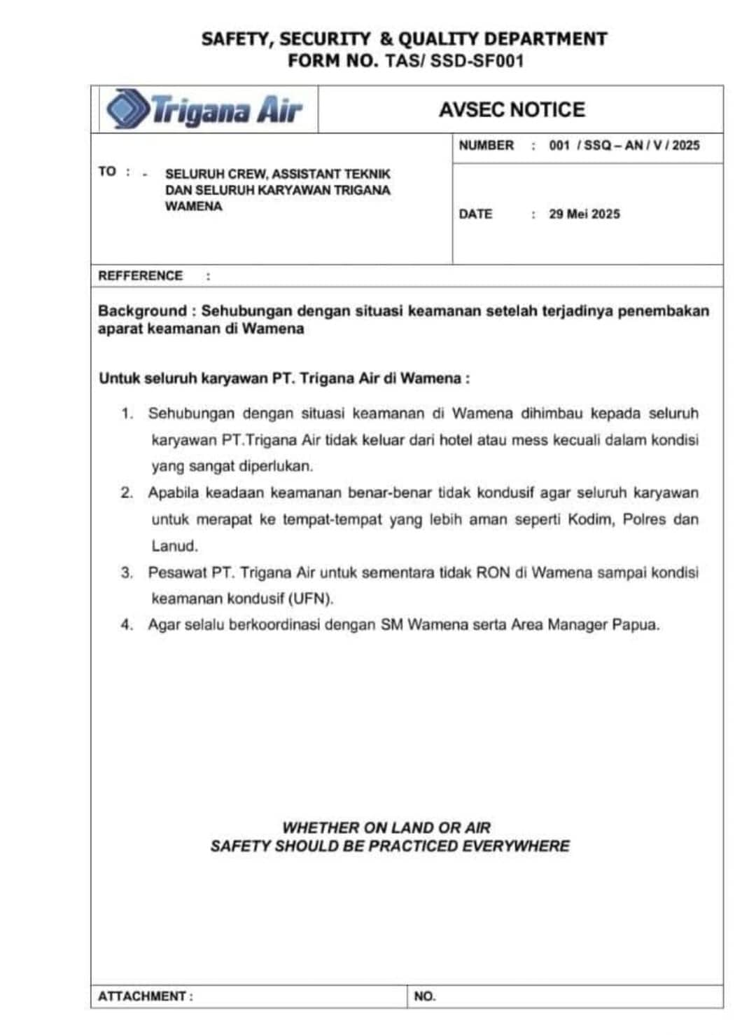 Ilustrasi berita Mimika: Imbas Penembakan Anggota Polisi, Trigana Air Hentikan Sementara Penerbangan ke Wamena, Ini yang Sebenarnya