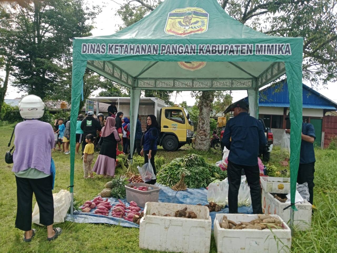 Ilustrasi berita Mimika: Kios Pangan Subsidi di Mimika Gencar Promosikan Pangan Lokal, Harga Jual Produksi Petani OAP Naik 50 Persen