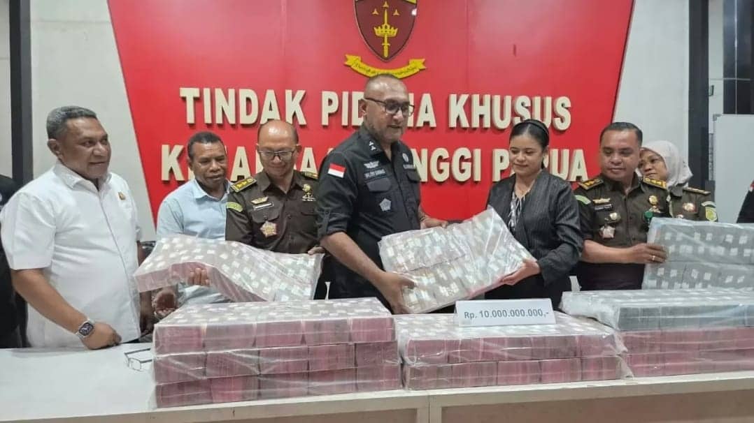 Ilustrasi berita Papua: Terima Pengembalian Dana Rp 10 Miliar, Total Kejati Papua Sita Rp 33 Miliar Dalam Kasus Dugaan Korupsi PON XX