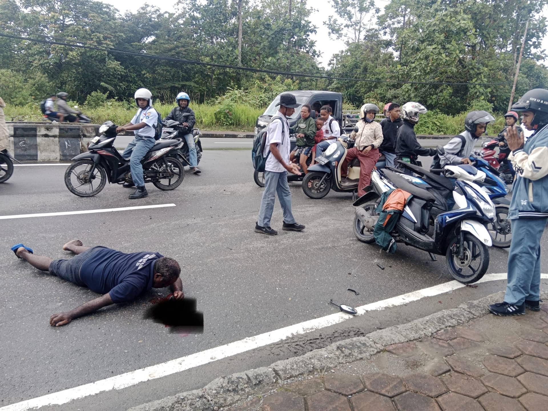Ilustrasi berita Mimika: Diduga Korban Lakalantas, Pria Ditemukan Bersimbah Darah di Jalan Cendrawasih Timika