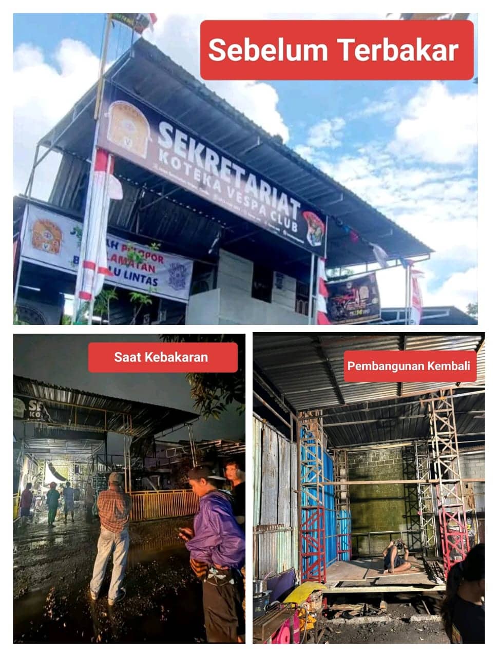 Ilustrasi berita Mimika: Rumah Singgah Nusantara KOVAC Timika Dibangun Kembali Pasca Kebakaran, Donasi Terkumpul Rp 14 Juta