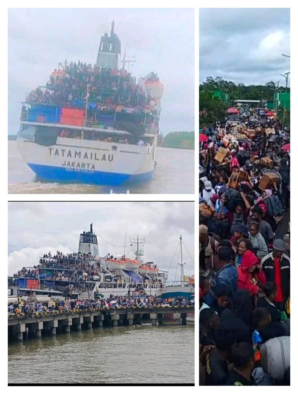 Ilustrasi berita Mimika: Viral di Media Sosial, Dipenuhi Penumpang KM Tatamailau Terlihat Miring Saat Berangkat dari Pelabuhan Pomako Timika