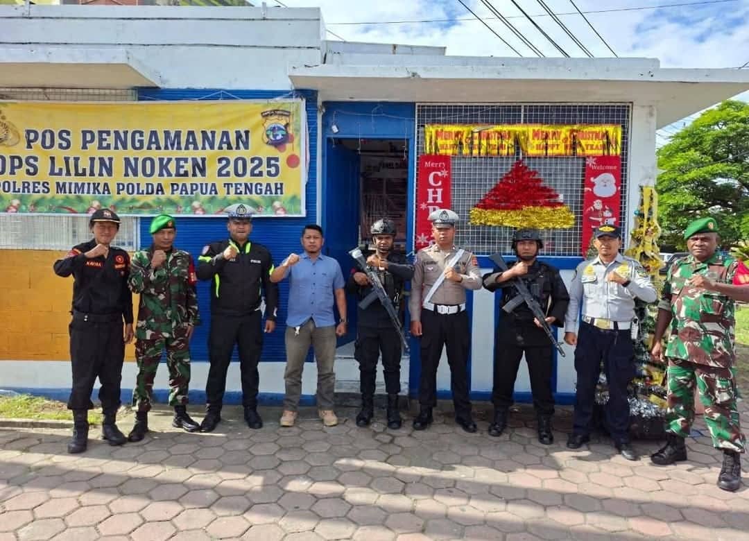 Ilustrasi berita Mimika: TNI-Polri di Mimika Perkuat Pengamanan Jelang Tahun Baru 2026