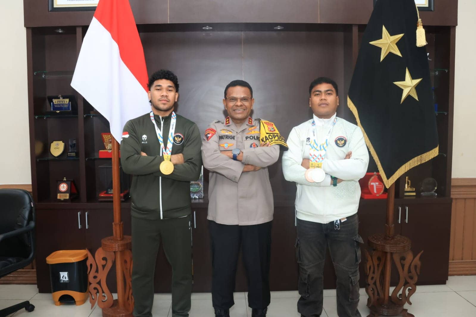 Ilustrasi berita BERITA UTAMA: Kapolda Papua Terima Dua Atlet Polri yang Berprestasi di SEA Games 2025 Thailand