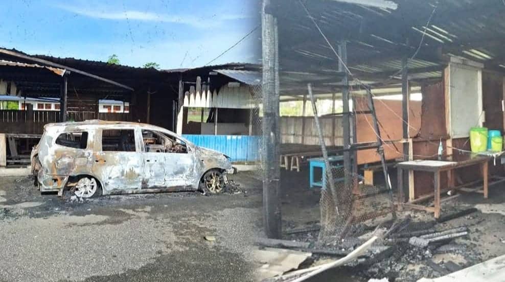 Ilustrasi berita BERITA UTAMA: Gedung Sekolah Minggu dan Satu Mobil di Halaman Gereja GKI Metanoia Dekai Dilaporkan Terbakar