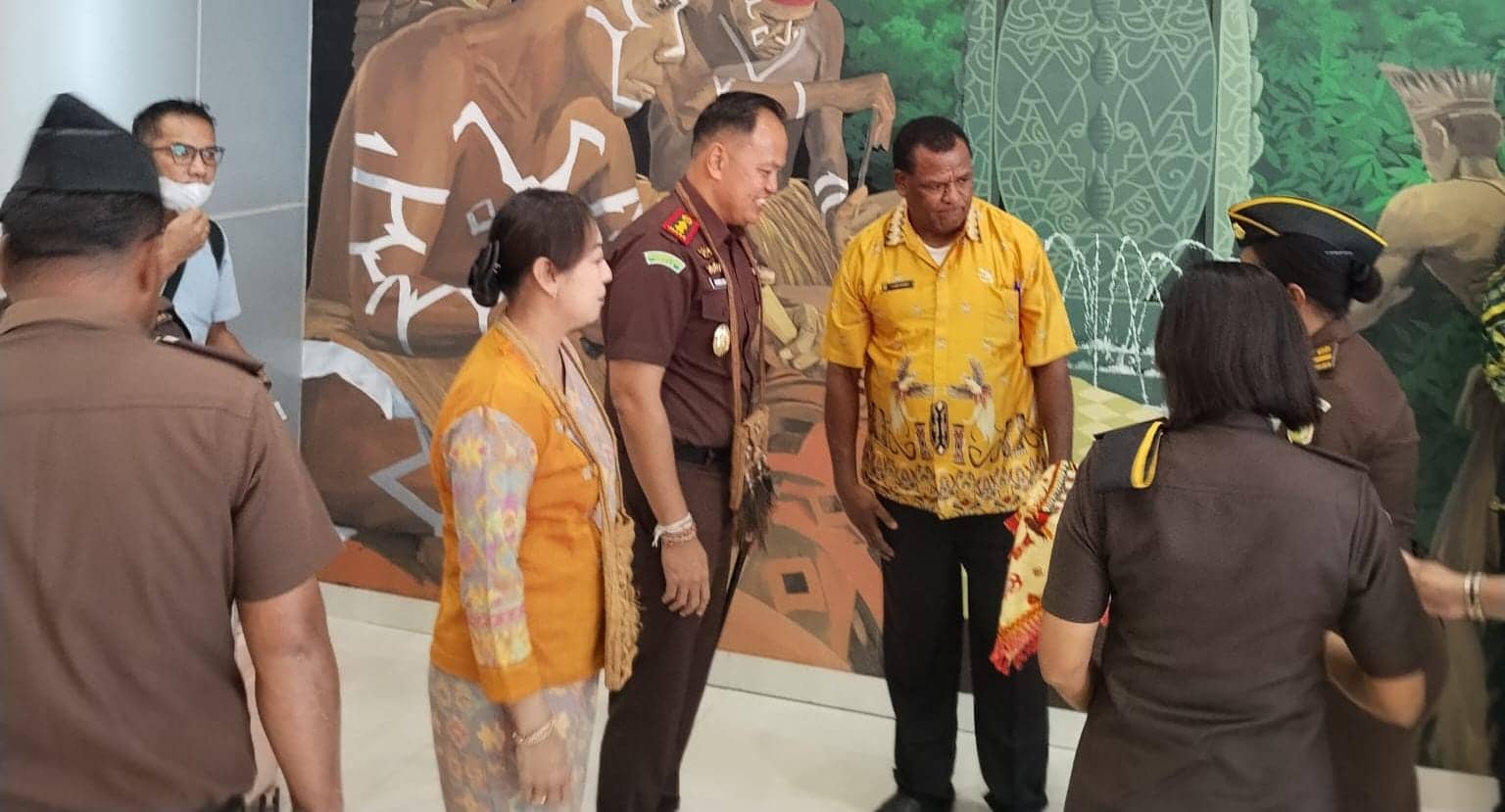Ilustrasi berita Mimika: Kepala Kejaksaan Negeri Mimika yang Baru Tiba di Timika, Disambut Perwakilan Pemda dan Forkopimda