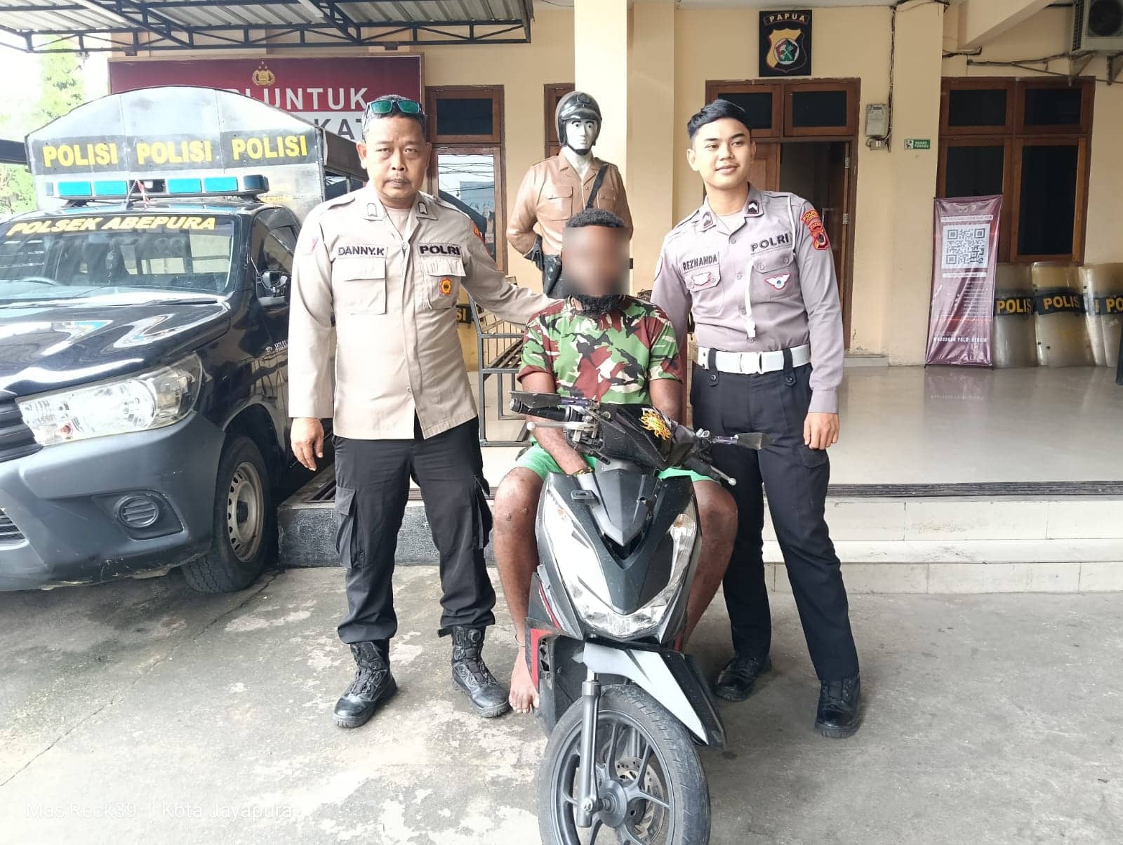 Ilustrasi berita JAYAPURA: Kabur Saat Ditilang, Pengendara Tanpa Helm di Jayapura Ternyata Bawa Sepeda Motor Curian