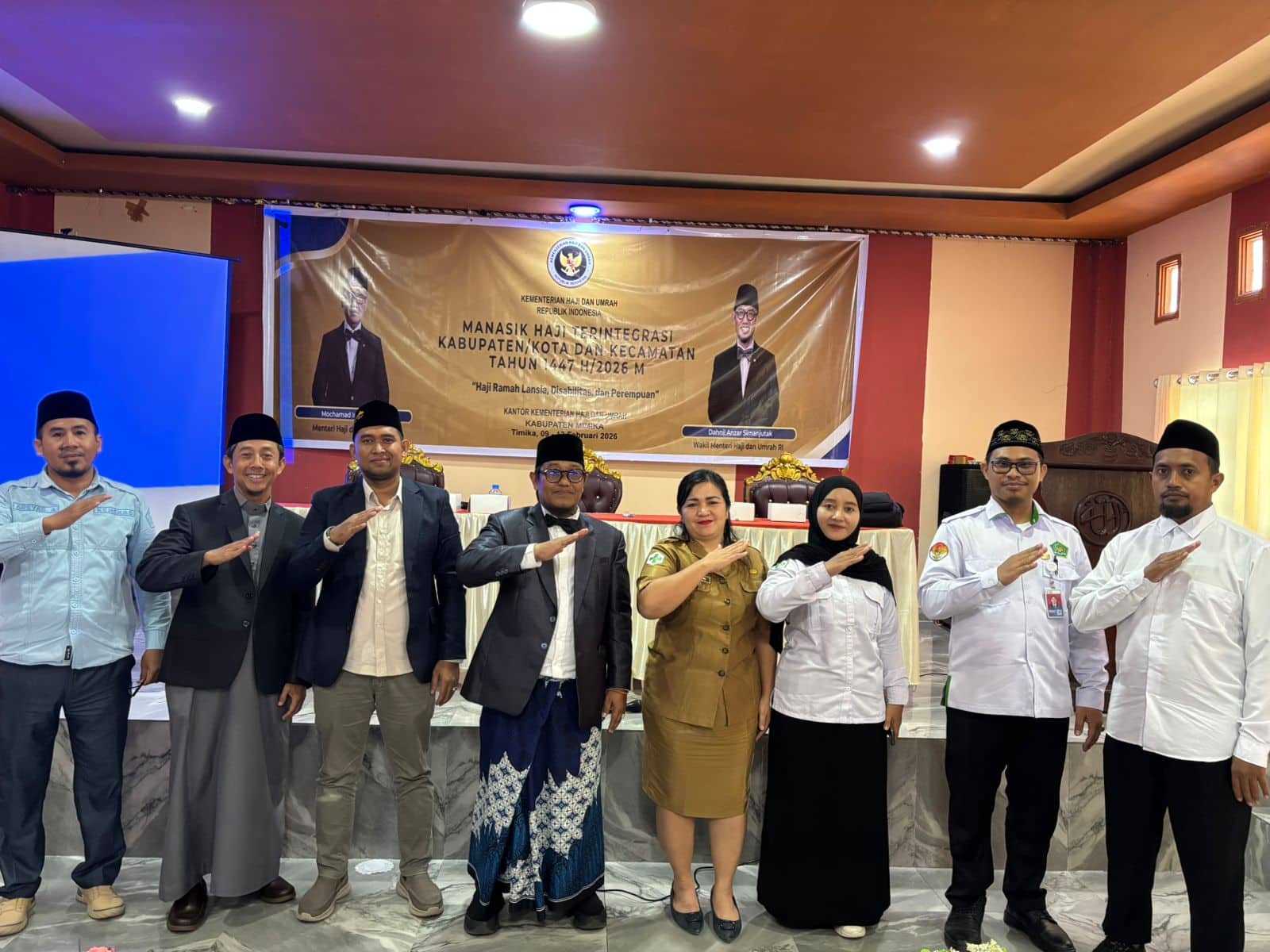 Ilustrasi berita Mimika: Buka Manasik Haji Terintegrasi 1447 H, Plt Kepala Kantor Kementerian Haji dan Umrah Mimika Minta Jemaah Siapkan Diri