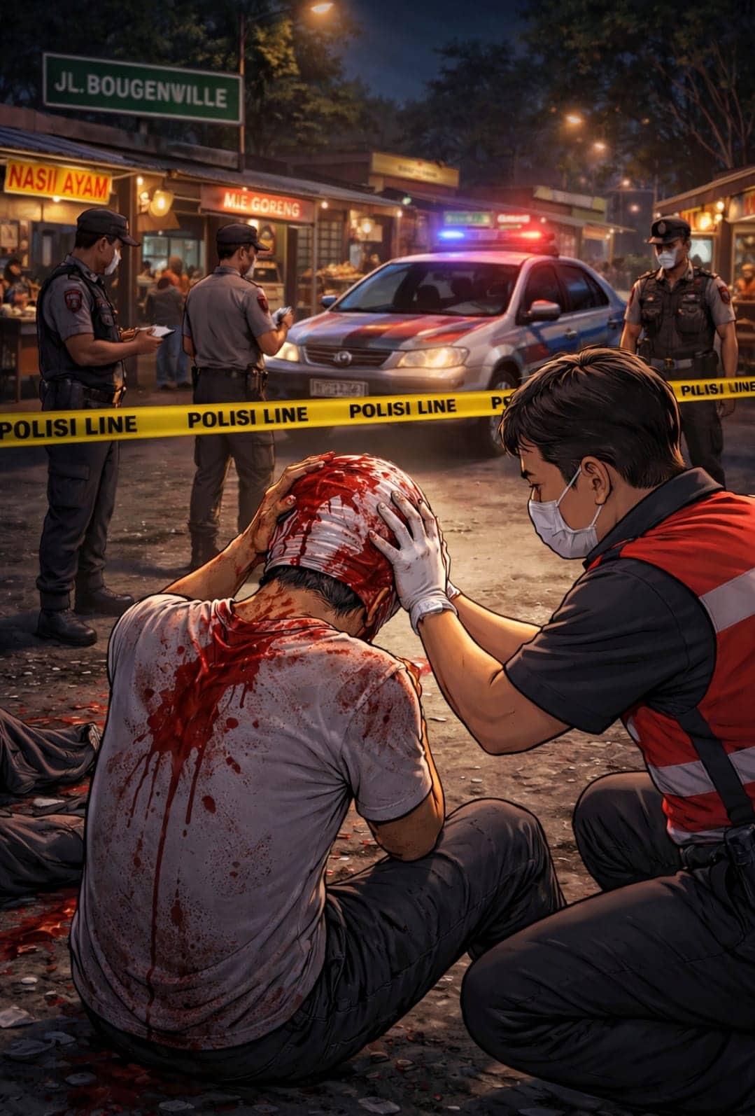 Ilustrasi berita Mimika: Jalan Bougenville Timika Kini Tak Lagi Aman, Seorang Pria Kembali Jadi Korban Pembacokan