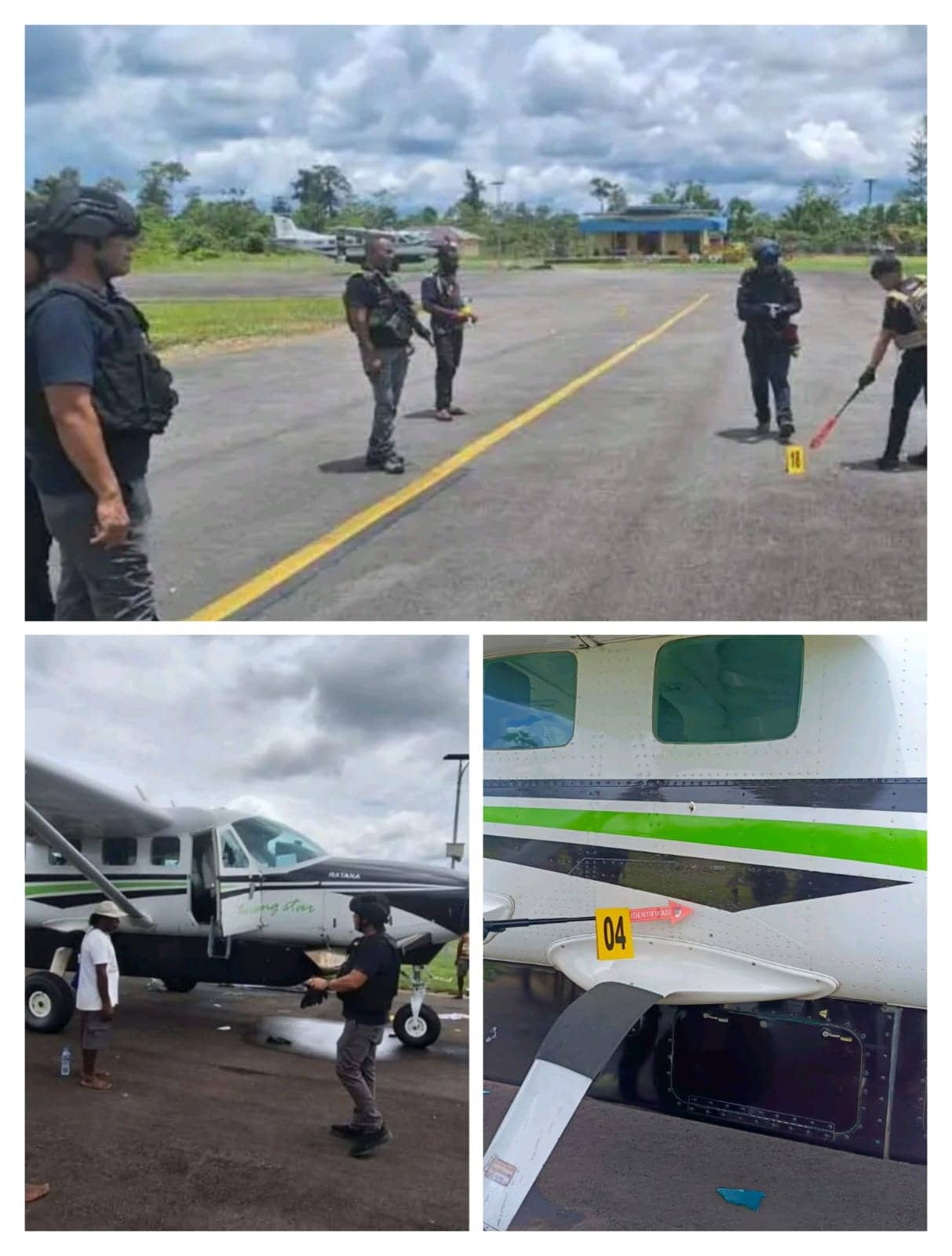 Ilustrasi berita Papua: Polisi Temukan 13 Lubang Peluru Saat Olah TKP Penembakan Pesawat Smart Air di Korowai, Boven Digoel