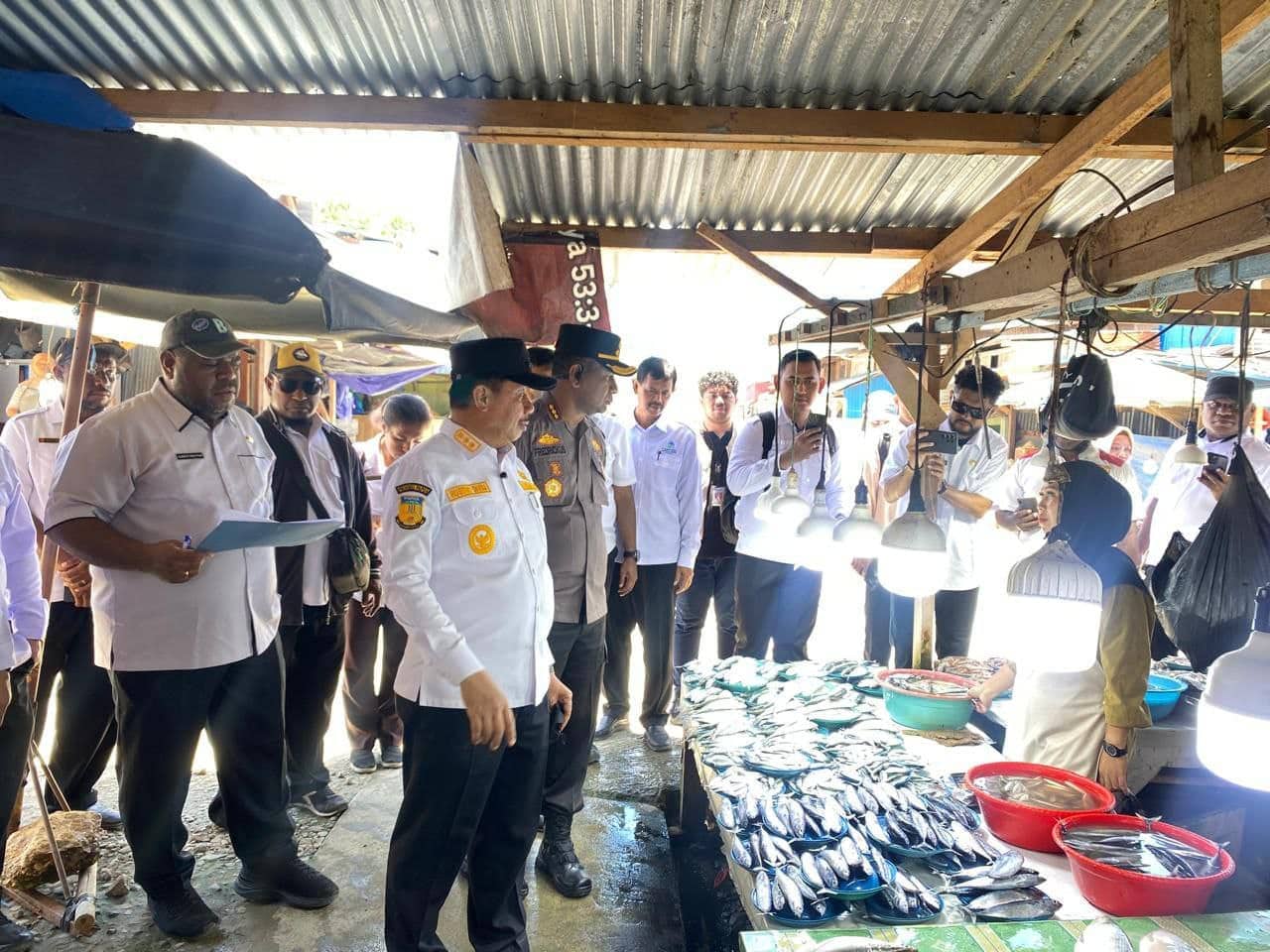 Ilustrasi berita Nasional: Sidak Bahan Pokok Jelang Idul Fitri, Kapolresta dan Forkopimda Jayapura Pastikan Harga Stabil