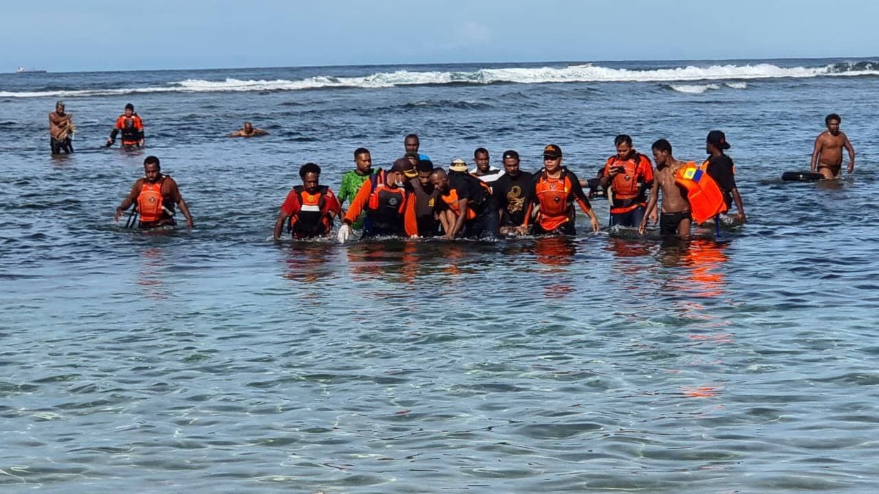 Ilustrasi berita BERITA UTAMA: Virgo Komba yang Tenggelam di Pantai Base-G Ditemukan Meninggal Dunia