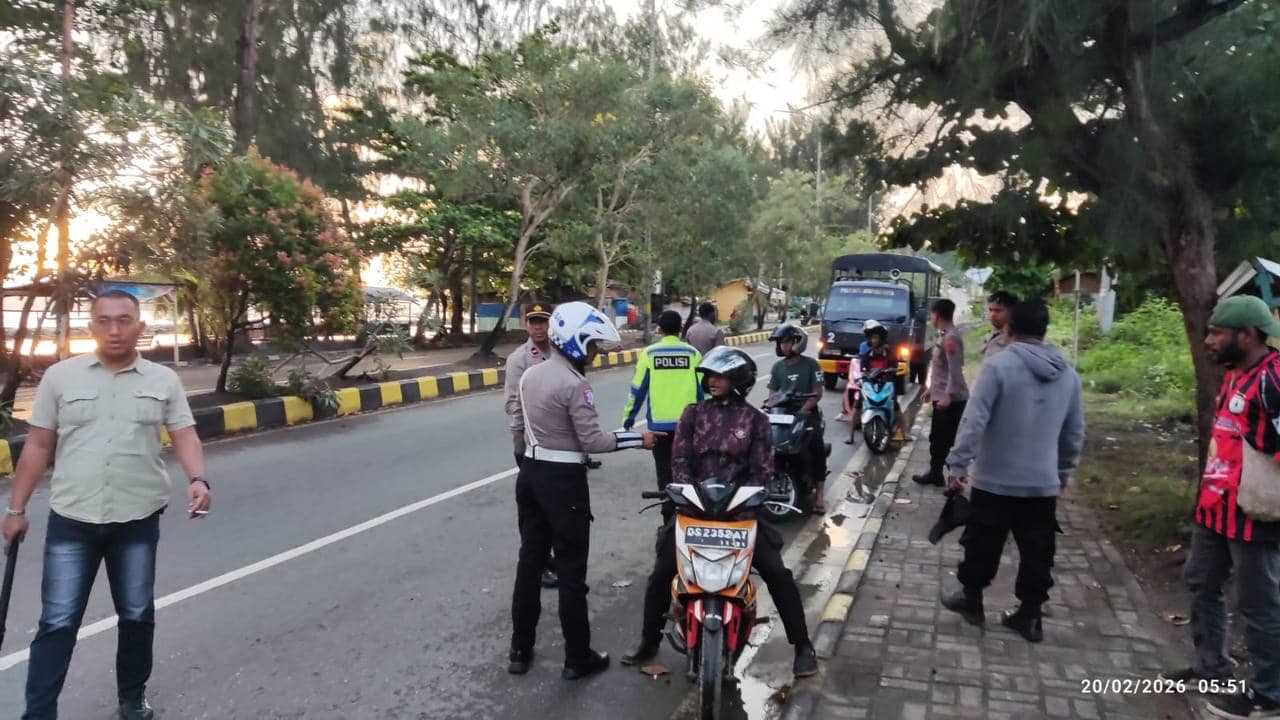 Ilustrasi berita BERITA UTAMA: Cegah Aksi Balap Liar Usai Shalat Subuh, Sat Lantas Polresta Jayapura Kota Gelar Rutin Patroli