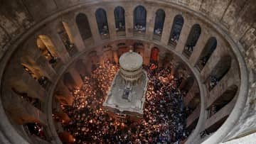 Ilustrasi berita Internasional: Israel Larang Kardinal dan Pemimpin Gereja Masuk Makam Kudus Saat Misa Minggu Palma