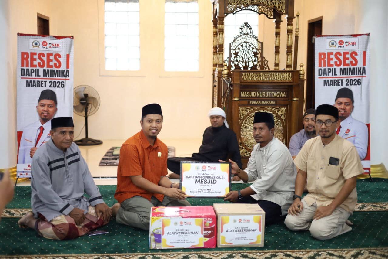 Ilustrasi berita Mimika: Reses I Tahun 2026, Ardi Serap Aspirasi Warga di Masjid Nurul Taqwa Timika, Dilanjutkan Buka Puasa Bersama