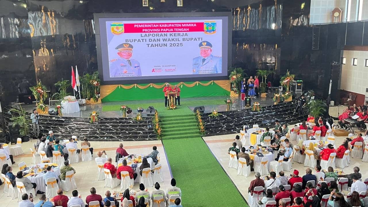 Ilustrasi berita Mimika: Baru Pertamakali Pemda Mimika Paparkan Secara Terbuka Capaian Pembangunan Selama 1 Tahun, Bupati Sebut Sejumlah Indikator