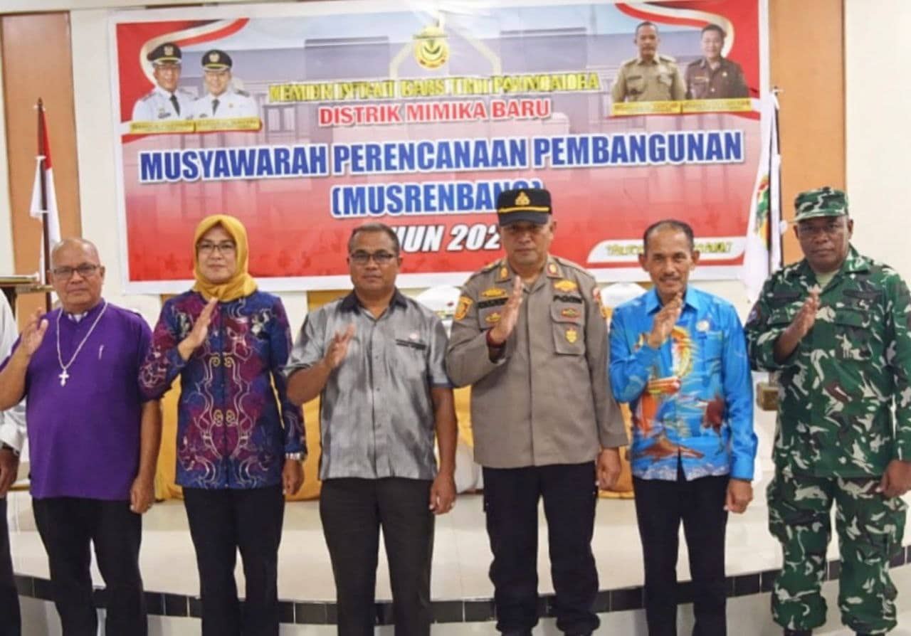 Ilustrasi berita Mimika: Rangkum 272 Aspirasi, Musrenbang Distrik Mimika Baru Prioritaskan Infrastruktur hingga Kesehatan