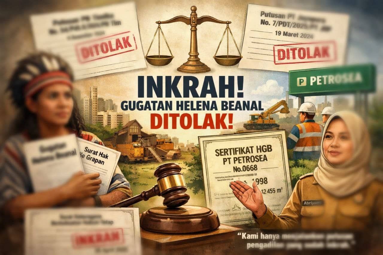 Ilustrasi berita Mimika: Proses Panjang, PT Jayapura Tolak Gugatan Helena Beanal atas Sengketa Lahan Petrosea di Timika