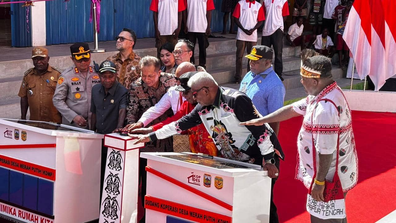Ilustrasi berita Mimika: Resmikan Koperasi Desa Kelurahan Merah Putih di Atuka, Menteri Koperasi RI Apresiasi Pemkab dan DPRK Mimika