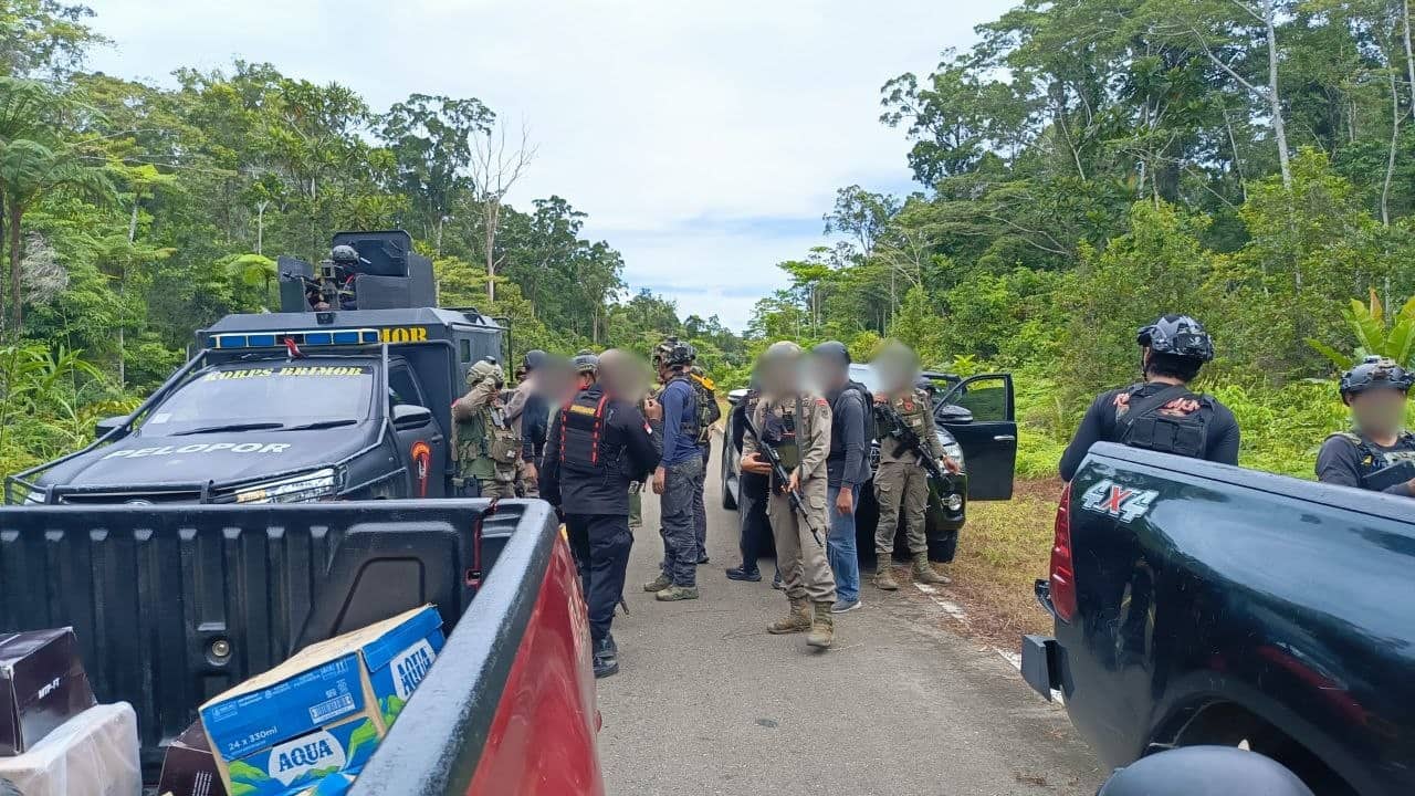 Ilustrasi berita Mimika: Akses Jalan Dipalang Pohon, Tim Satgas Damai Cartenz Dikepung KKB di Yahukimo, Ini Sejumlah Barang Bukti yang Diamankan