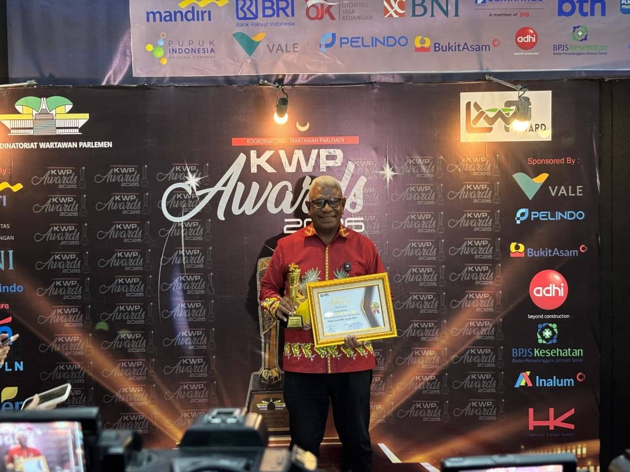 Ilustrasi berita Mimika: Bupati Mimika Terima Penghargaan KWP Awards 2026 dari Wartawan Parlemen RI
