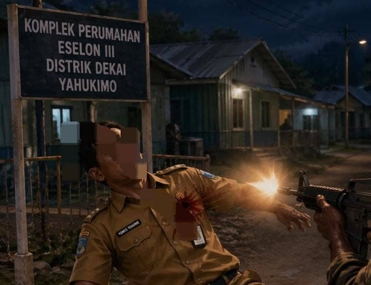 Ilustrasi berita Papua: Tragis, Seorang ASN di Yahukimo Tewas Ditembak OPM