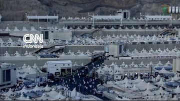 Ilustrasi berita Internasional: Jemaah Haji Mulai Tiba di Mina Sambut Puncak Ritual Haji