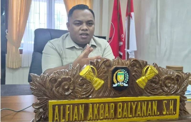 Sekretaris DPC PDI Perjuangan Kabupaten Mimika sekaligus anggota DPRK Mimika, Alfian Akbar Balyanan, SH.