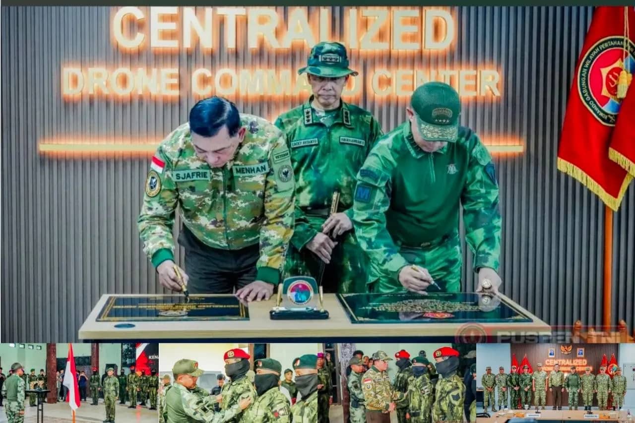 Panglima TNI resmikan Gedung Centralized bersama Menhan Jenderal TNI (Purn) Sjafrie Sjamsoeddin. (Puspen TNI)