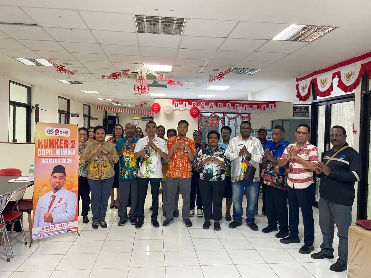 Foto bersama Disnakertrans saat Kunker.