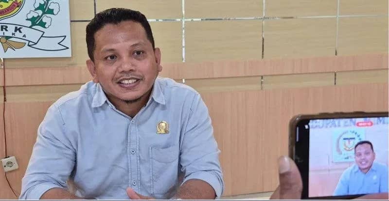 Ketua Partai Bulan Bintang (PBB) Kabupaten Mimika yang juga anggota DPRK Mimika, Herman Gafur, SE.