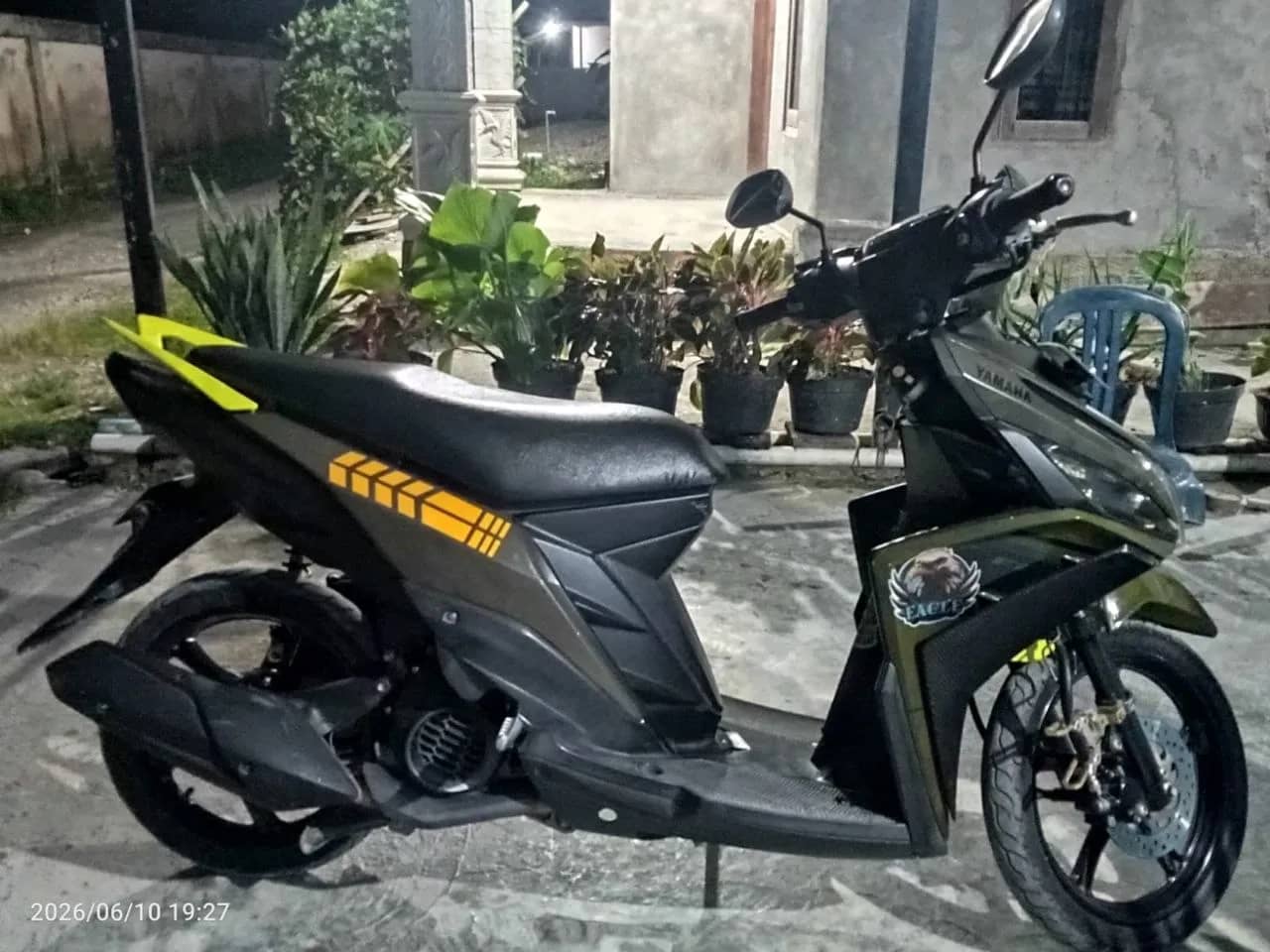 Sepeda motor milik Saverinus Jehamu yang dilaporkan hilang dicuri.