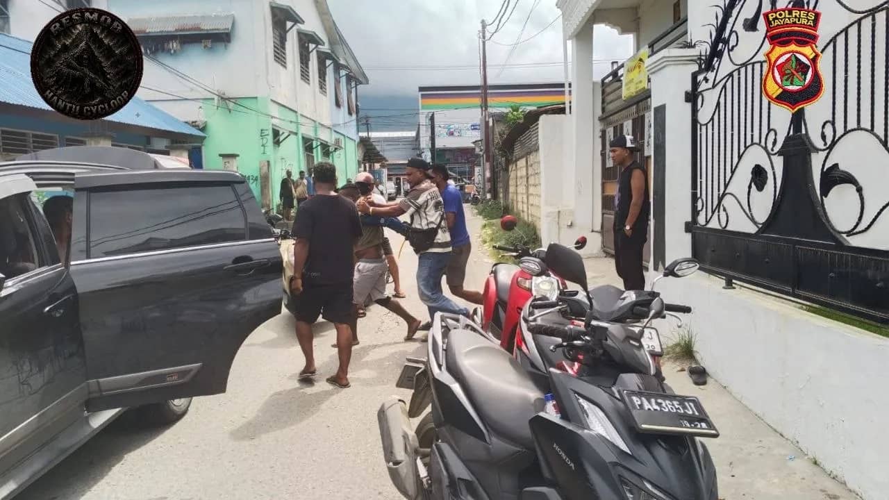 Pelaku curanmor yang diamankan Polres Jayapura