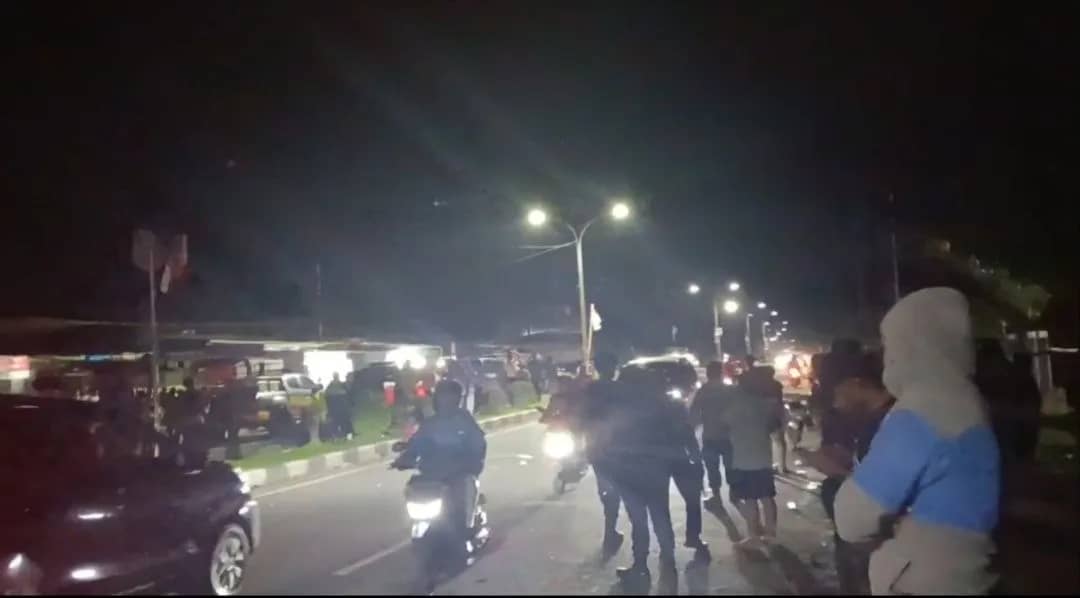 Salah satu ruas jalan Cendrwsih depan perumahan Pemda yang sudah dibuka satu ruas.
