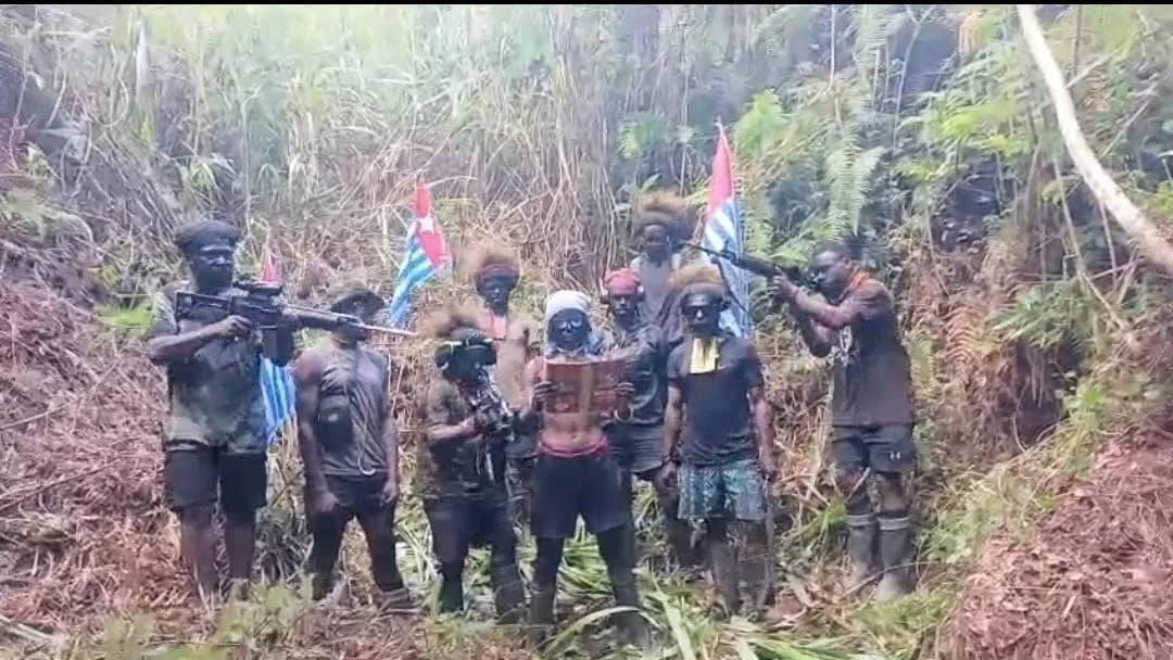 Para pelaku serangan Fesitval Budaya Lembah Baliem