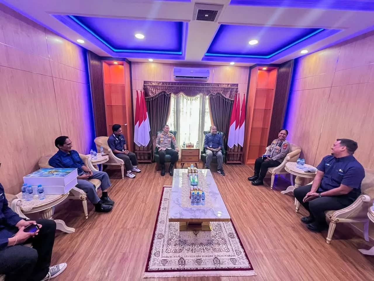 Polres Fakfak saat bertemu dengan pihak PLN