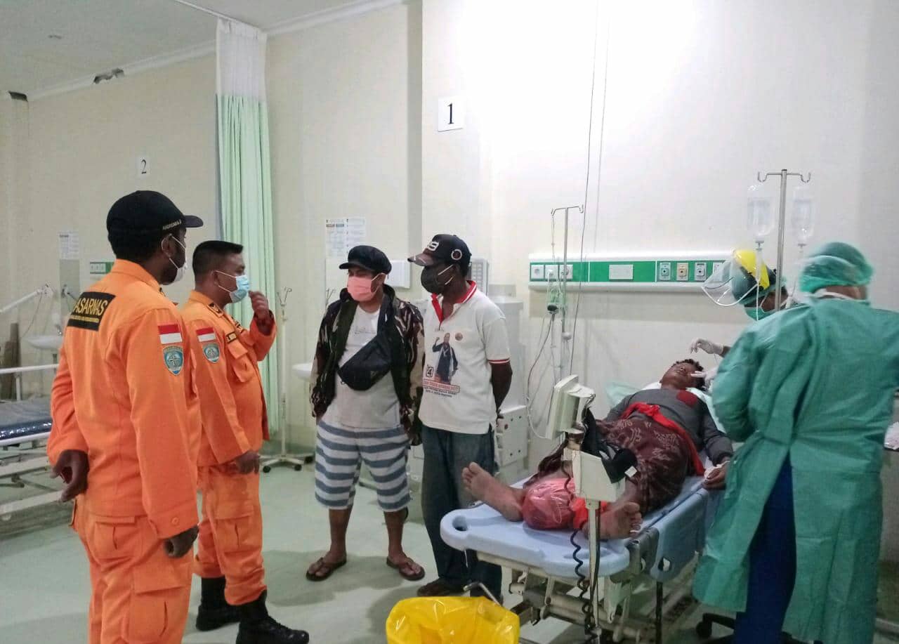 Korban yang selamat berada di RSUD Mimika