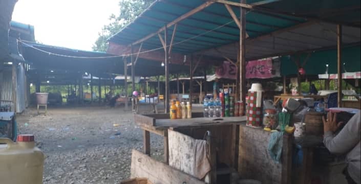 Lapak judi ayam di SP 1 ujung utara